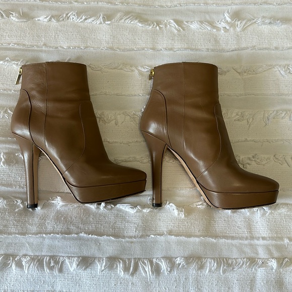 Jimmy Choo 38.5 Blonde Dyers Calf Leather booties - Picture 6 of 9